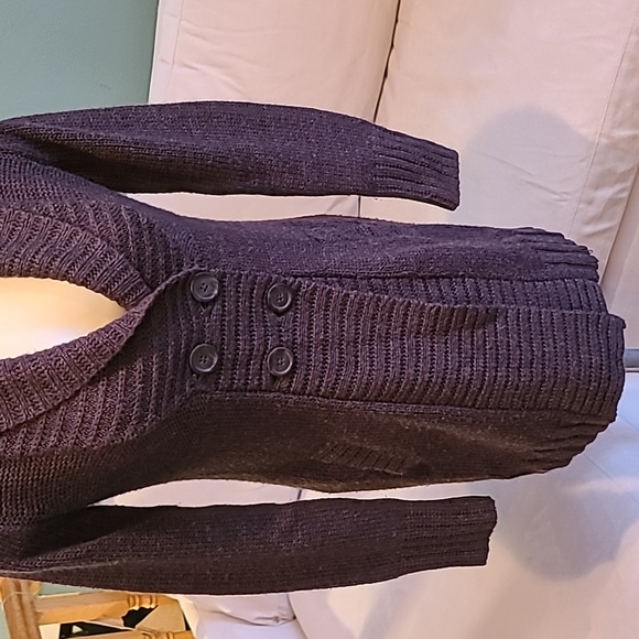 H&M Long Knit Cardigan Sweater,  in brown, size XS - Picture 3 of 13